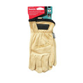 Work Gloves | Makita T-04195 Genuine Leather Cow Driver Gloves - Large image number 1