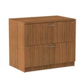Alera ALEVA513622WA Valencia Series 34 in. x 22-3/4 in. x 29-1/2 in. Two-Drawer Lateral File - Modern Walnut image number 1