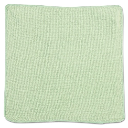 Cleaning and Janitorial Accessories | Rubbermaid Commercial 1820578 12 in. x 12 in. Microfiber Cleaning Cloths - Green (24/Pack) image number 0