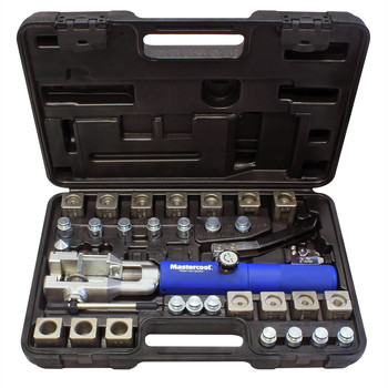 BRAKE TIRE SUSPENSION | Mastercool 72475-PRC Universal Hydraulic Flaring Tool Kit with Tube Cutter