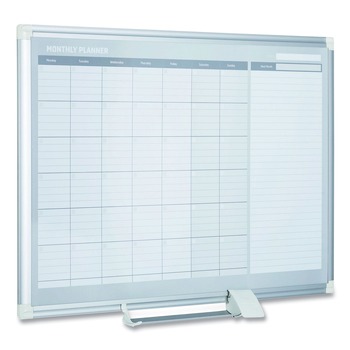 PRODUCTS | MasterVision GA0597830 Silver Frame 48 in. x 36 in. Monthly Planner