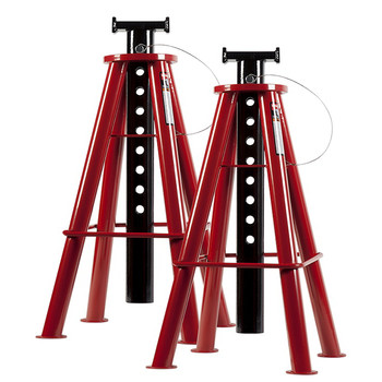 Sunex 1410 10 Ton High Height Pin Type Jack Stands (Pair)