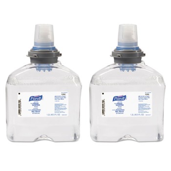 PURELL 5392-02 Advanced Tfx Foam Instant Hand Sanitizer Refill, 1200ml, White (2/Carton)