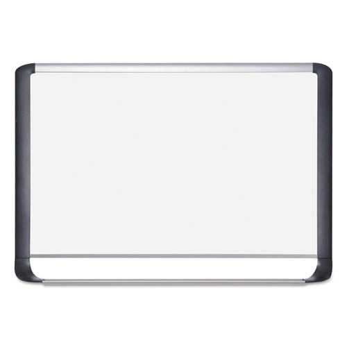 test | MasterVision MVI210201 MVI Series 96 in. x 48 in. Magnetic Lacquered Steel Whiteboard - White/Black/Silver image number 0
