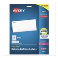 New Arrivals | Avery 05267 Easy Peel Laser Printer 0.5 in. x 1.75 in. Address Labels with Sure Feed Technology - White (25-Sheet/Pack 80-Piece/Sheet) image number 0