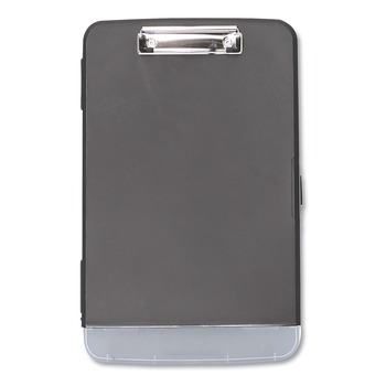 Universal UNV40319 1/2 in. Capacity 8-1/2 in. x 11 in. Storage Clipboard with Pen Compartment - Black