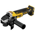 Dewalt DCG405B 20V MAX XR Brushless Lithium-Ion 4.5 in. Cordless Slide Switch Small Angle Grinder with Kickback Brake (Tool Only) image number 1