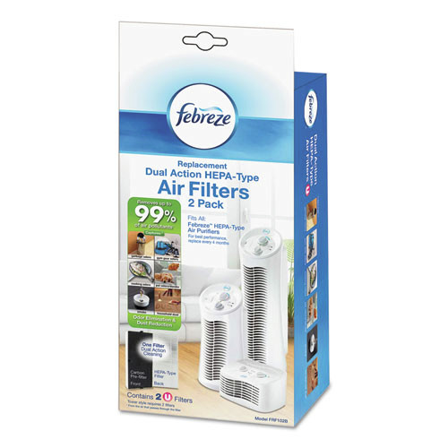 Odor Control | Honeywell FRF102B Febreze 5.13 in. x 1.63 in. 11.88 in. Air Purifier Filter Refills (2-Piece/Pack) image number 0