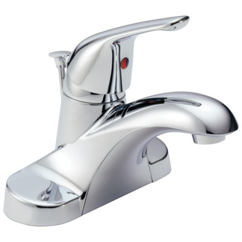 BATHROOM SINK FAUCETS | Delta B510LF 1-Handle Centerset Bathroom Faucet (Chrome)