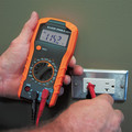 Voltage Testers | Klein Tools 69149P Digital Multimeter, Noncontact Voltage Tester and Electrical Outlet Test Kit image number 11
