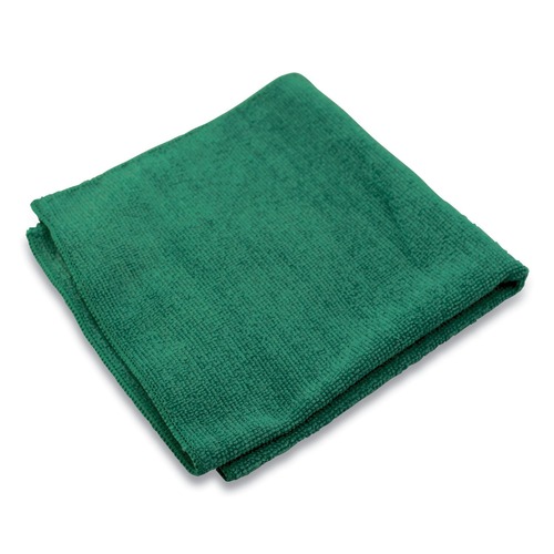 Cleaning Cloths | Impact LFK301 16 in. x 16 in. Lightweight Microfiber Cloths - Green (240/Carton) image number 0