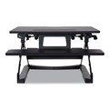 New Arrivals | Alera ALEAEWR1B AdativErgo 26.75 in. x 31 in. x 19.63 in. Sit Stand Lifting Workstation - Black image number 1