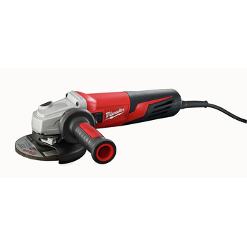 Milwaukee 6117-33D 5 in. 13 Amp Slide Switch Small Angle Grinder with Lock-On and Dial Speed Milwaukee 6117-33D 5 in. 13 Amp Slide Switch Small Angle Grinder with Lock-On and Dial Speed