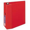  | Avery 79586 Heavy-Duty 5 in. Capacity 11 in. x 8.5 in. Non-View Binder with DuraHinge, 3 One Touch Locking EZD Rings and Thumb Notch - Red image number 0