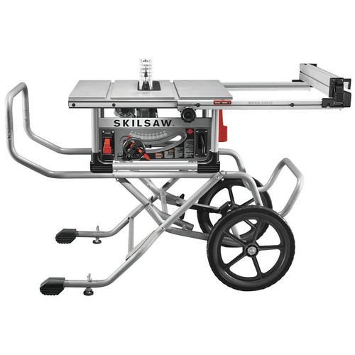 Table Saws | SKILSAW SPT99-12 15 Amp Heavy Duty Worm Drive 10 in. Corded Table Saw with Stand image number 0