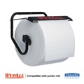 WypAll 80579 16.8 in. x 8.8 in. x 10.8 in. Jumbo Roll Dispenser - Black image number 2