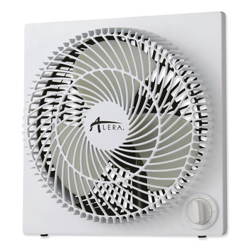 PRODUCTS | Alera FANBX10B 120V 0.7 Amp 9 in. Corded 3-Speed Plastic Desktop Box Fan - White