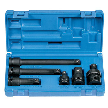 Grey Pneumatic 2200 6-Piece 1/2 in. Drive SAE Impact Adapter & Extension Set