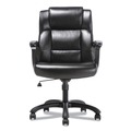 Basyx HVST305 Mid-Back Executive Chair - Black image number 1