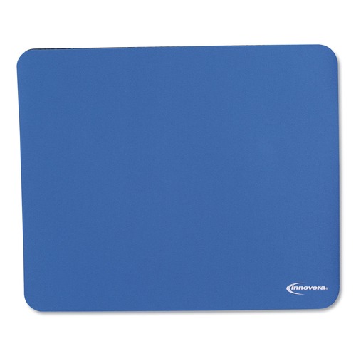 test | Innovera IVR52447 9 in. x 0.12 in. Latex-Free Mouse Pad - Blue image number 0