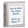  | C-Line 57911 8.5 in. x 11 in. Peel and Stick Dry Erase Sheets - White (25/Box) image number 1