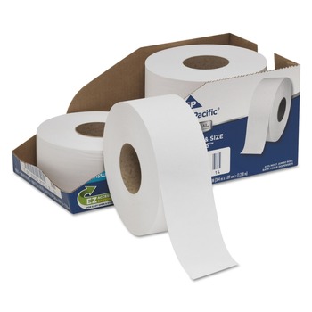 TOILET PAPER | Georgia Pacific Professional 2172114 2-Ply Septic Safe 3-31/2 in. x 1000 ft. Jumbo Bathroom Tissues - White (4/Carton )