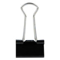 New Arrivals | Universal UNV10200VP Binder Clips in Zip-Seal Bag - Small, Black/Silver (144/Pack) image number 5