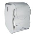 San Jamar T1470SS Smart System iQ Sensor 16.5 in. x 9.75 in. x 12 in. Towel Dispenser - Silver image number 2