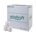 Windsoft WIN2240B 4 in. x 3.75 in., 2-Ply, Septic Safe, Bath Tissue - White (96 Rolls/Carton, 500 Sheets/Roll) image number 3