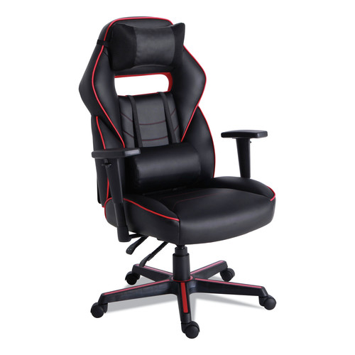 Office Chairs | Alera BT-51593RED Racing Style Ergonomic Gaming Chair - Black/Red image number 0