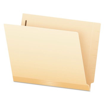 Pendaflex 13140EE 11 Point Straight Laminated End Tab Folders - Manila (50/Box)