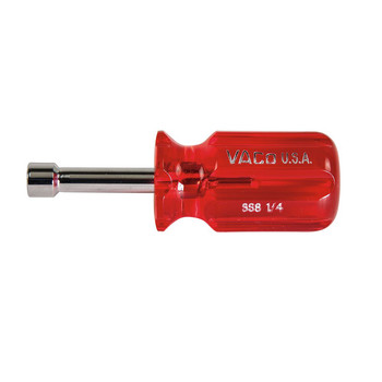 Klein Tools SS8 1/4 in. Stubby Nut Driver with 1-1/2 in. Hollow Shaft