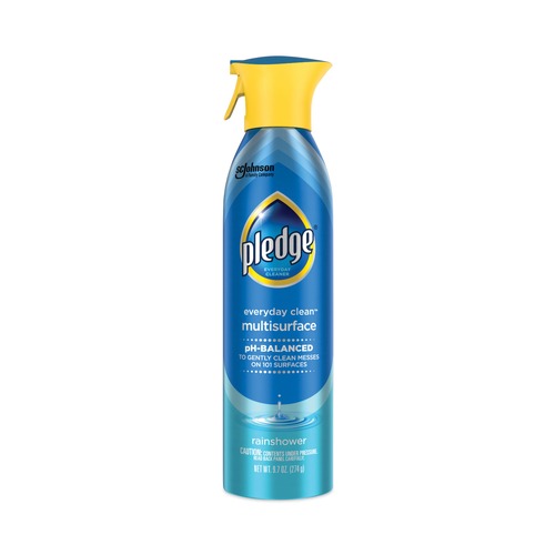 Cleaning & Janitorial Supplies | Pledge 300275 9.7 oz. Multi-Surface Everyday Aerosol - Rainshower (6/Carton) image number 0