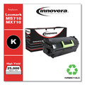 Save an extra 10% Off Reconditioned Products | Factory Reconditioned Innovera IVRMS710LC Remanufactured 25000 Page High Yield Toner Cartridge for Lexmark MS710/MX710 - Black image number 2