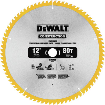 Dewalt DW3128P5D80I Series 20 12 in. 80 Tooth Saw Blade (2-Pack) Dewalt DW3128P5D80I Series 20 12 in. 80 Tooth Saw Blade (2-Pack)