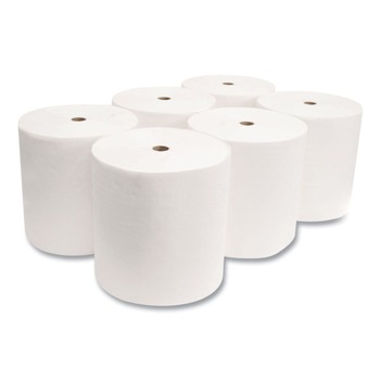 Morcon Paper VT777 Valay 7.5 in. x 550 ft., 1-Ply, Proprietary TAD Roll Towels - White (6 Rolls/Carton)