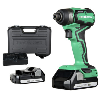 Metabo HPT WH18DDXM 18V Brushless Lithium-Ion Sub-Compact 1/4 in. Cordless Impact Driver (1.5 Ah)