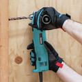 Drill Drivers | Makita DA3010F 4 Amp 0 - 2400 RPM Variable Speed 3/8 in. Corded Angle Drill with Light image number 3