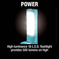 Flashlights | Makita DML816 18V LXT Lithium-Ion 18 LED Cordless Flashlight (Tool Only) image number 3