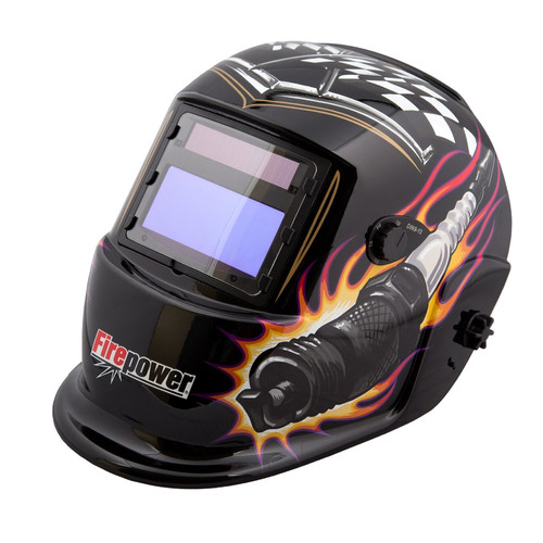 Firepower 1441-0086 Auto-Darkening Welding Helmet (Piston & Plug) image number 0