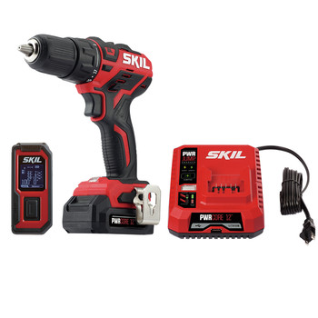 Skil CB737501 12V PWRCORE12 Brushless Lithium-Ion 1/2 in. Cordless Drill Driver and Laser Measurer Kit (2 Ah)