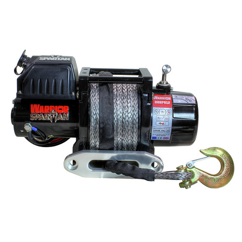 Winches | Warrior Winches 6000-SR Spartan Series 6000 lbs. Capacity Planetary Gear Winch with Synthetic Rope image number 0