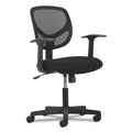 Basyx HVST102 1-Oh-Two 250 lbs. Capacity Mid-Back Task Chair - Black image number 0