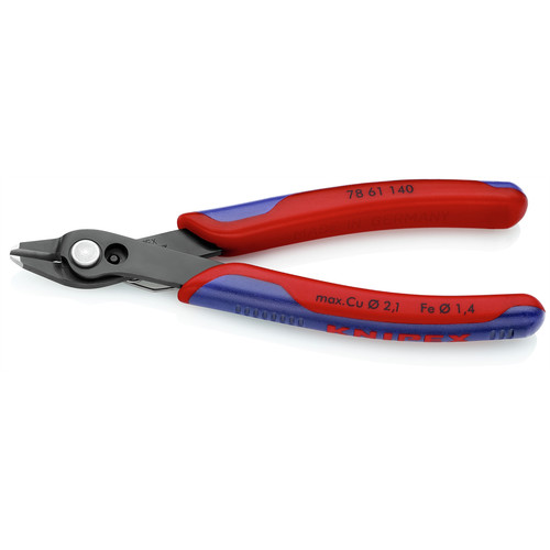 Knipex 7861140 64 HRC 5-1/2 in. Electronic Super Knips with Comfort Grip - X-Large image number 0