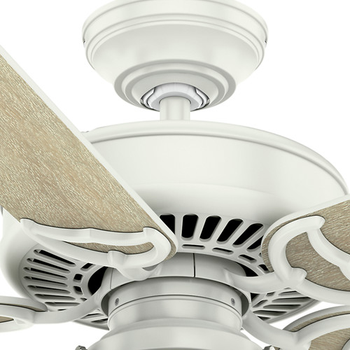 Casablanca 55082 54 in. Panama Fresh White Ceiling Fan with LED Light