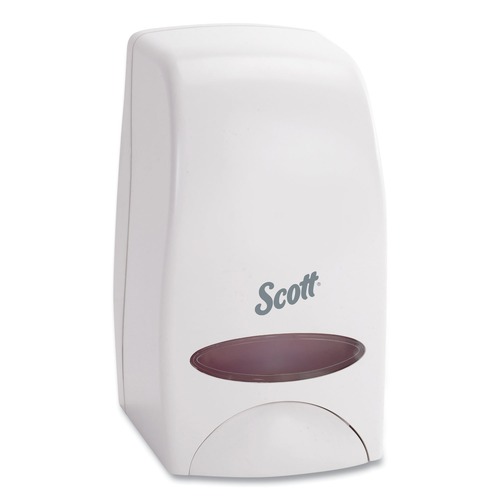 Scott 92144 Essential 5 in. x 5.25 in. x 8.38 in. 1000 mL Manual Skin Care Dispenser - White image number 0