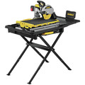 Tile Saws | Dewalt D36000S 15 Amp 10 in. High Capacity Wet Tile Saw with Stand image number 2