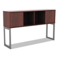 Office Desks & Workstations | Alera ALELSHH60MC Open Office Desk Series 60 in. x 15 in. x 36.5 in. Hutch - Medium Cherry image number 0