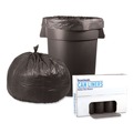 Boardwalk H7658SGKR01 Extra-Extra-Heavy Can Liner, 38x58, 60gal, 1.1 Mil, Gray (25 Bag/Roll, 4 Roll/Carton) image number 0