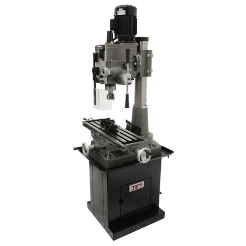 JET 351160 JMD-45GHPF Geared Head Square Column Mill Drill with Power Downfeed and DP500 2-Axis DRO image number 0